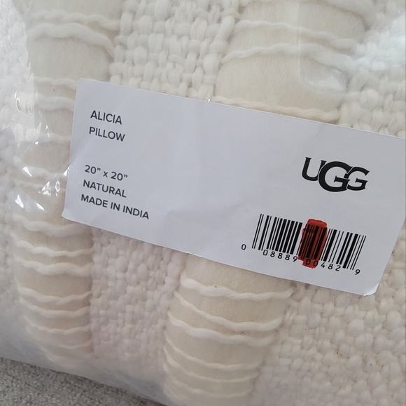 UGG Alicia Accent Pillow In Natural NWT - Picture 5 of 5